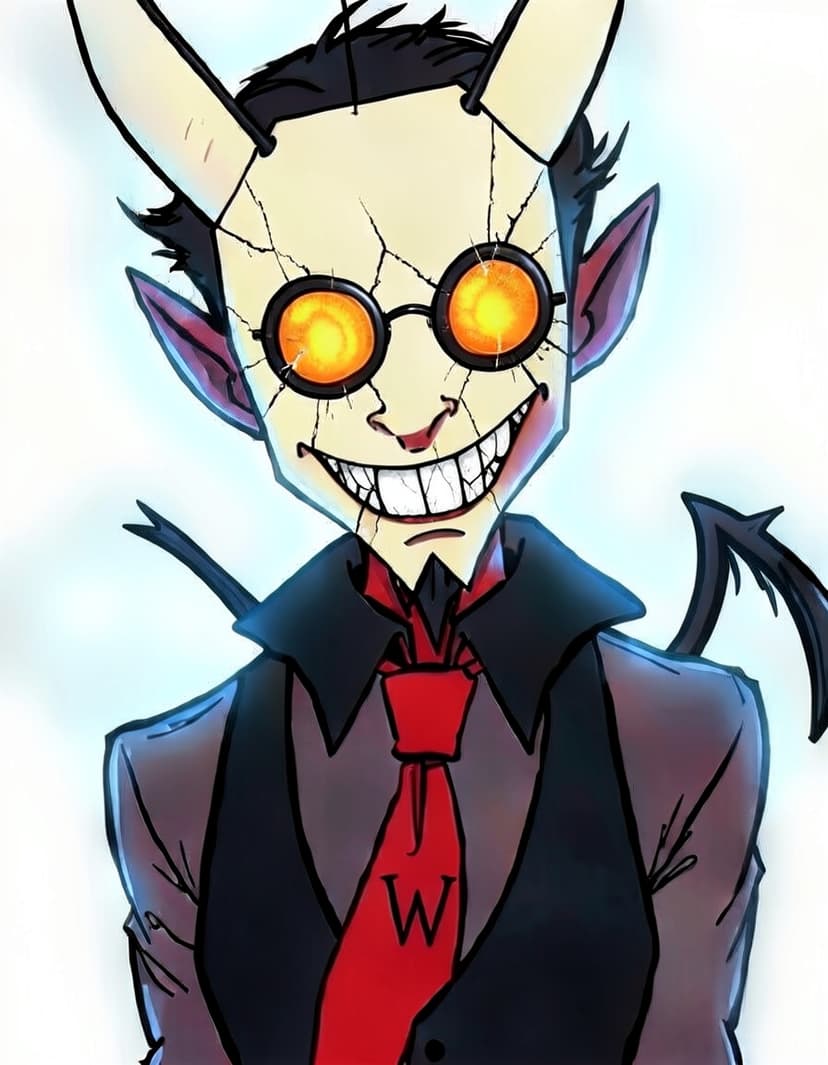 5cffffff, a Hazbin Hotel OC made on GenTube