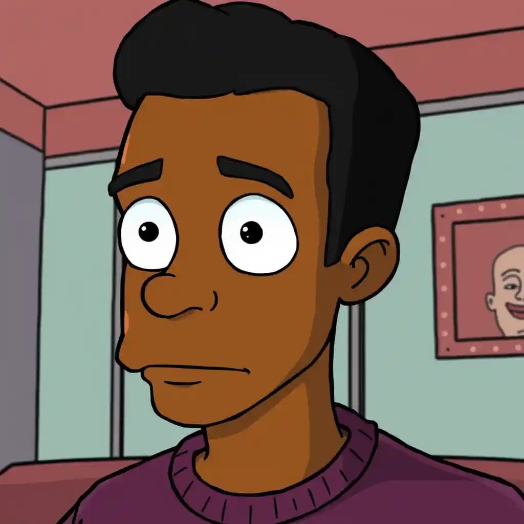 A guy from family guy that looks like travis scott