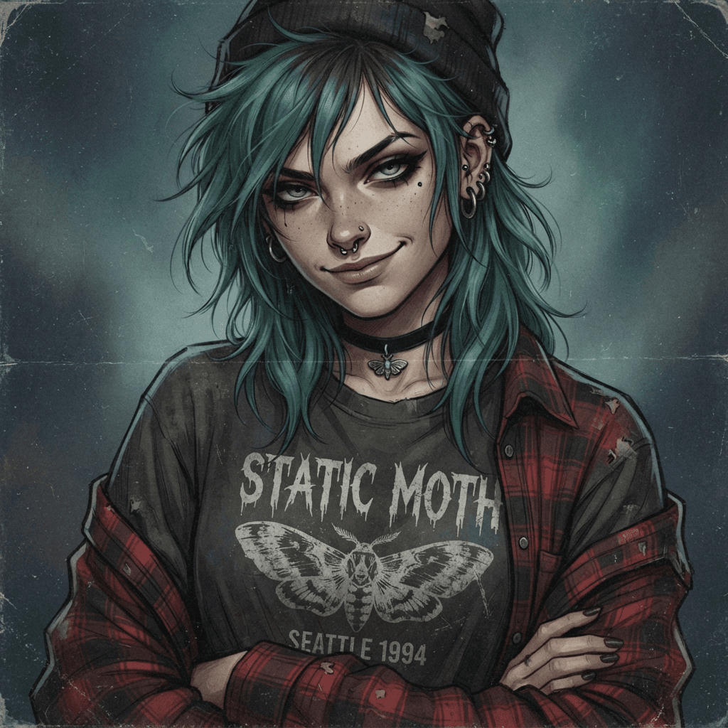 grunge pfp, moody alt style avatar 1