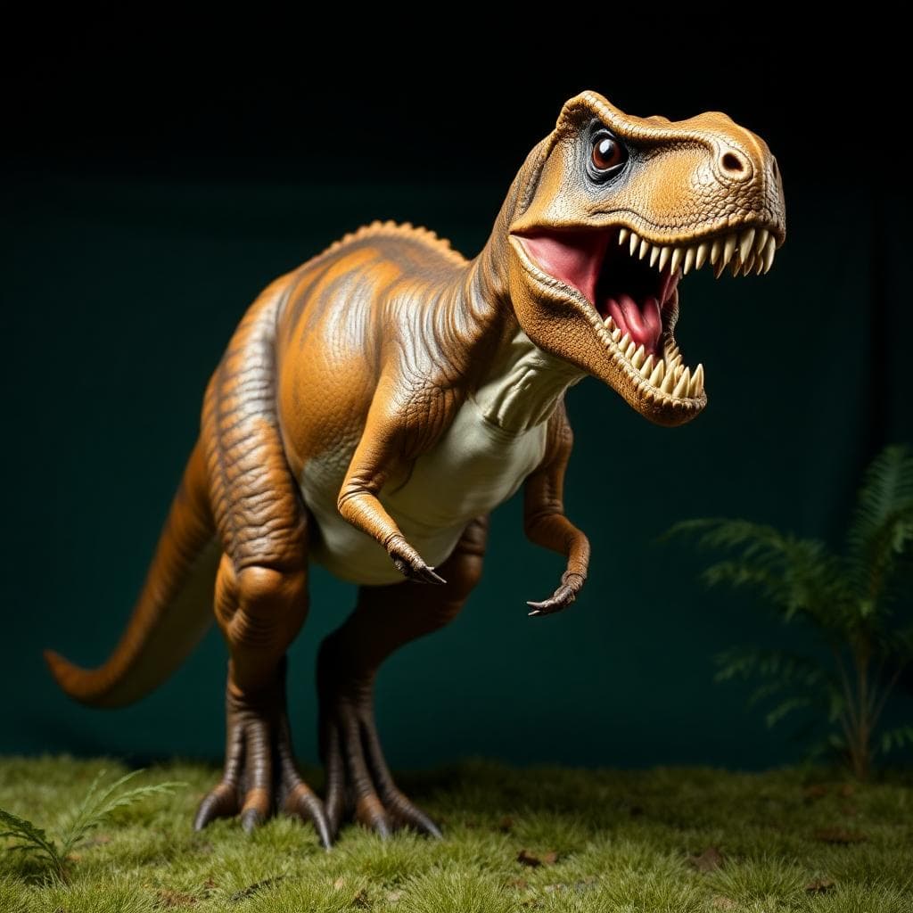 A realistic looking T-Rex dinosaur that is a 