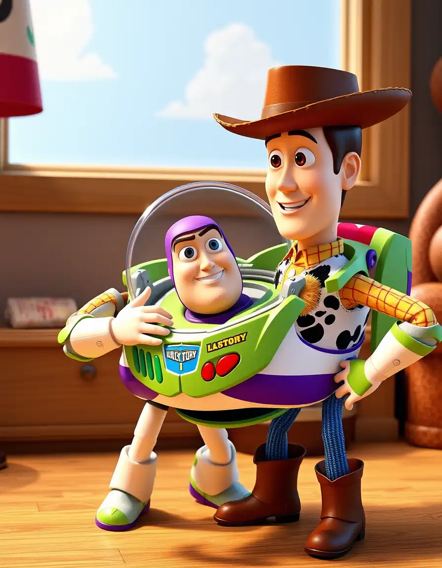 toy story woody buzz friendship wallpaper