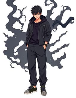 Jun Fushiguro, a Jujutsu Kaisen OC made on GenTube