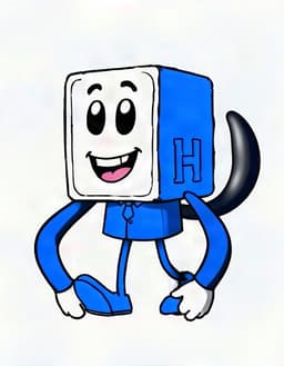 Blueblock, a Dandy's World OC made on GenTube