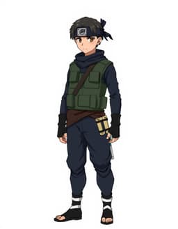 Kazeleaf, a Naruto OC made on GenTube