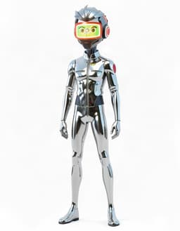 Glintcore, a Murder Drones OC made on GenTube