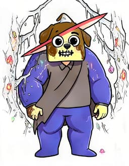 caca star, a Dandy's World OC made on GenTube