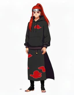 Ravenfire, a Naruto OC made on GenTube