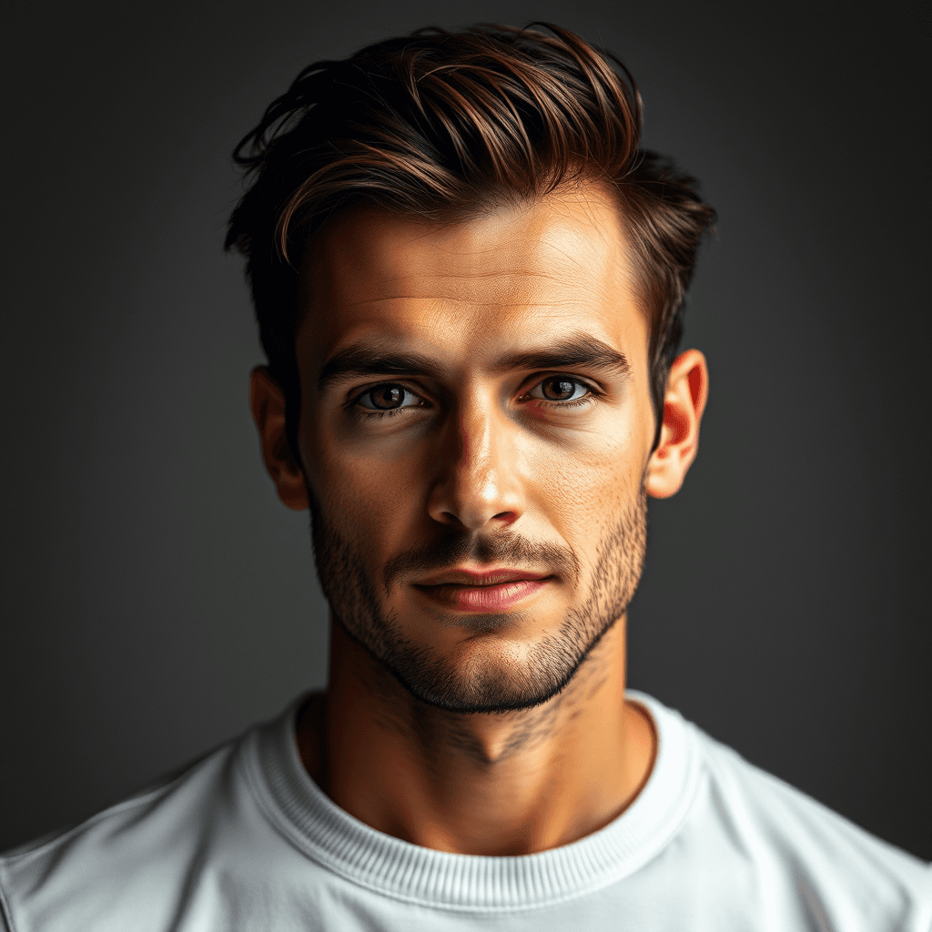 man portrait photo shoot