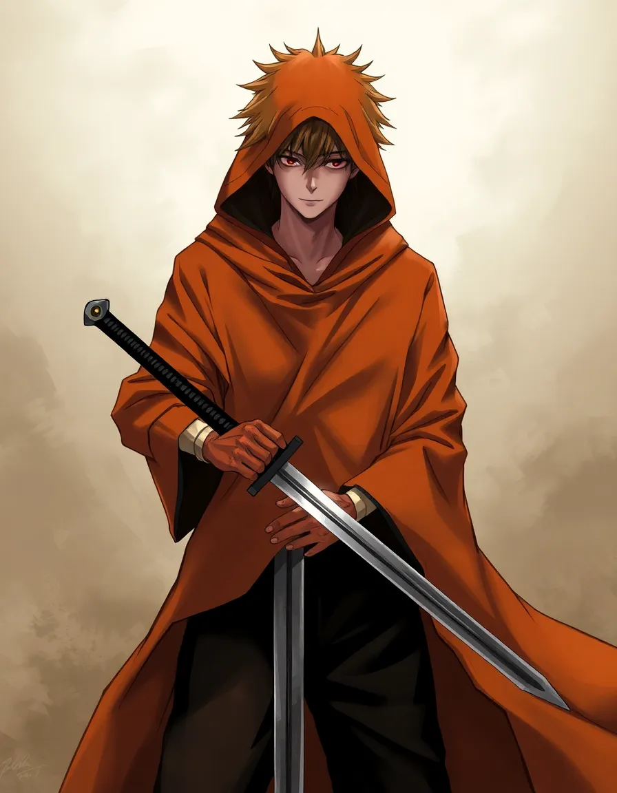 step 1 (deconstruction & filtering):
- subject: "ichigo from bleach"
- defined as: human/humanoid
- setting: (inferred) "battlefield" or "on a mission"
- style: " anime-style"
- filtered: removed the body descriptions as per human/humanoid subject type.
step 2 (reconstruction with new theme):
- use original subject: "ichigo from bleach"
- preserve original style: "anime-style"
- add clothing: since the original style is "anime-style", ichigo should be dressed in his typical outfit. "ichigo from bleach holds his mighty sword, wearing his iconic orange shinigami cloak and gloves."
- apply all remixes: the new style is "wrinkled". ichigo's cloak and gloves can be wrinkled to emphasize his wear, history, or natural imperfection. "ichigo's rugged shinigami cloak and worn gloves are covered in fine, aged creases and worn-out details, suggesting his long struggles as a soul reaper."
final output: "ichigo from bleach holds his mighty sword, wearing his iconic orange shinigami cloak and gloves that are covered in fine, aged creases and worn-out details, suggesting his long struggles as a soul reaper in an anime-style."