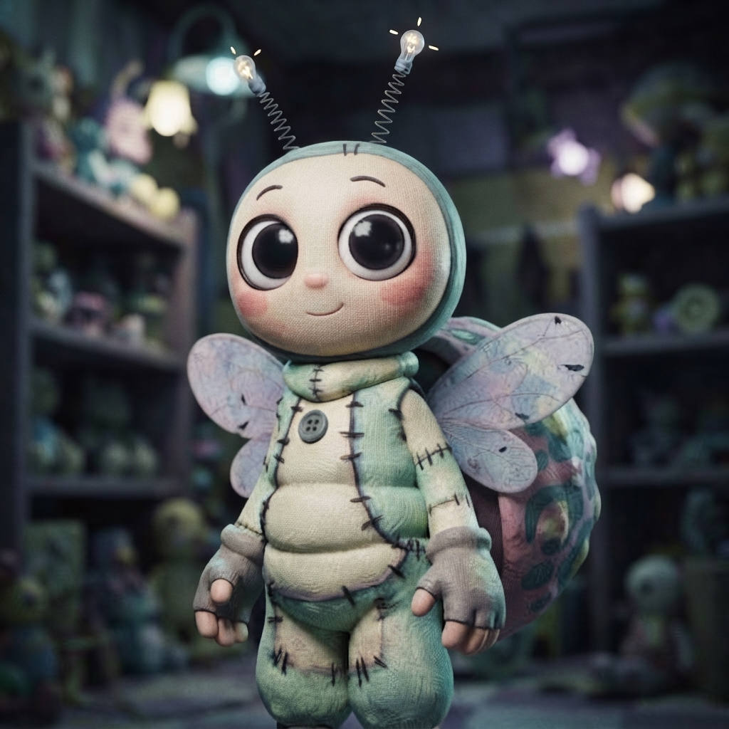 Bug toon — a kind of Dandy's World character, painted on GenTube
