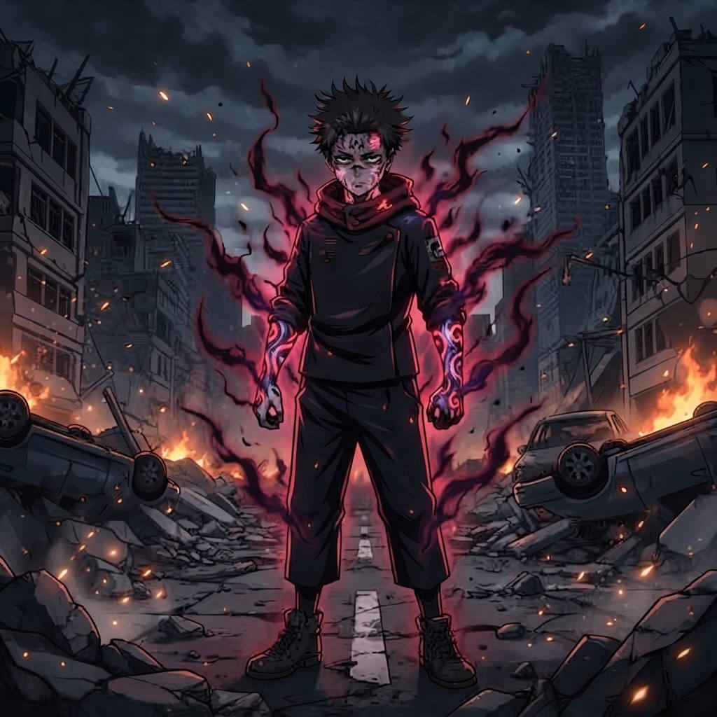 Special grade — a kind of Jujutsu Kaisen character, painted on GenTube
