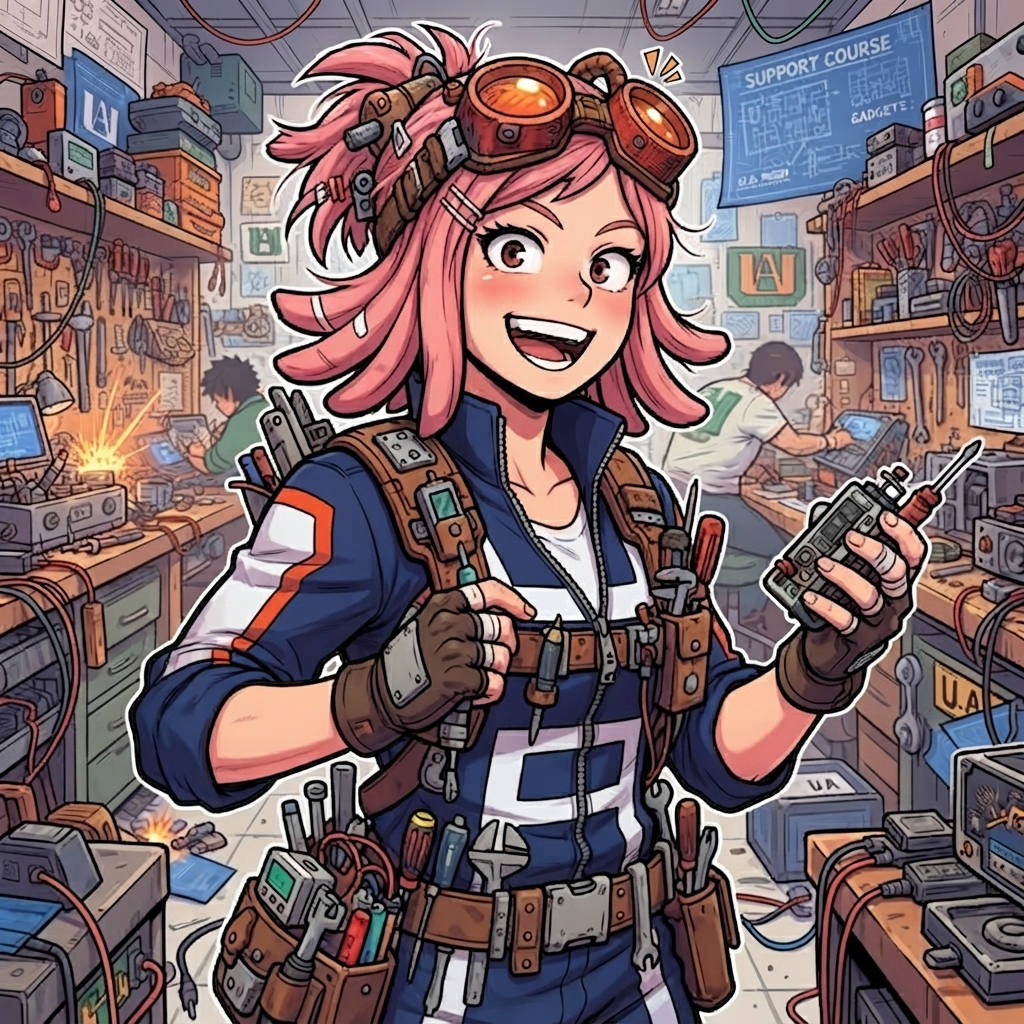 Support kid — a kind of My Hero Academia character, painted on GenTube