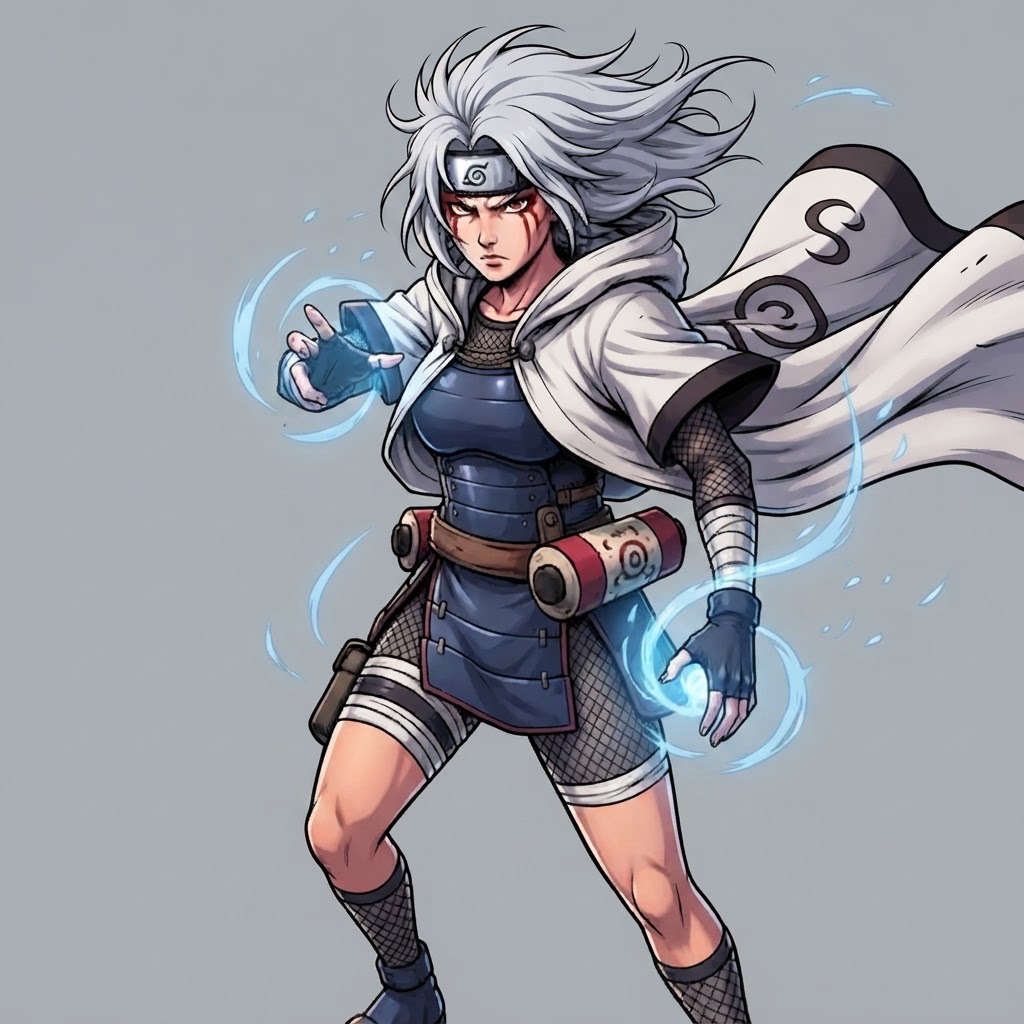 Sage — a kind of Naruto character, painted on GenTube